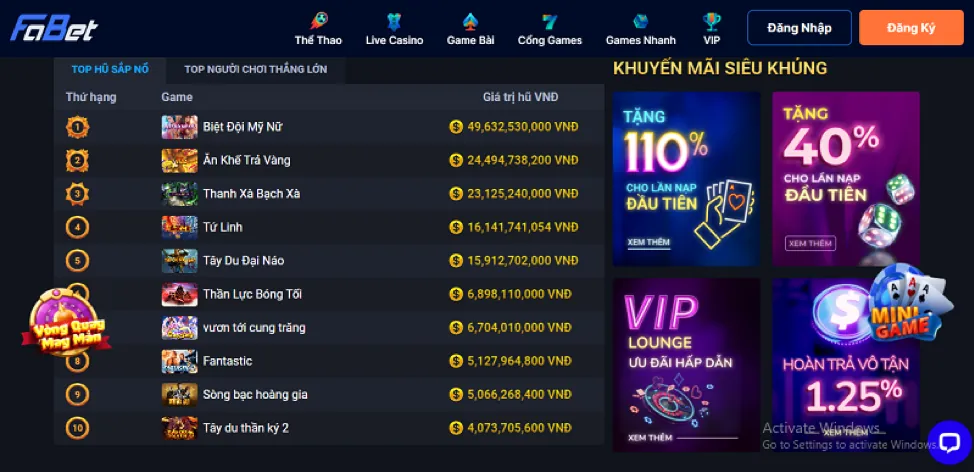 Truy cập trang chủ 33win02